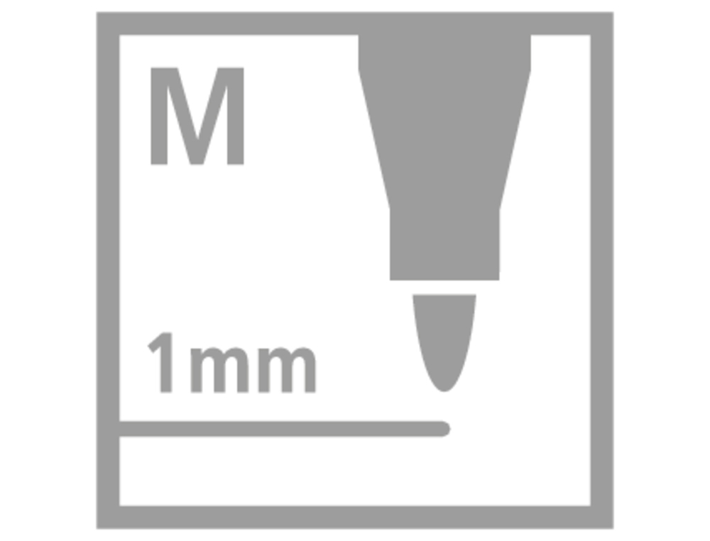 ROTULADOR STABILO ACUARELABLE PEN 68 OCRE PUNTA GRUESA 1MM
