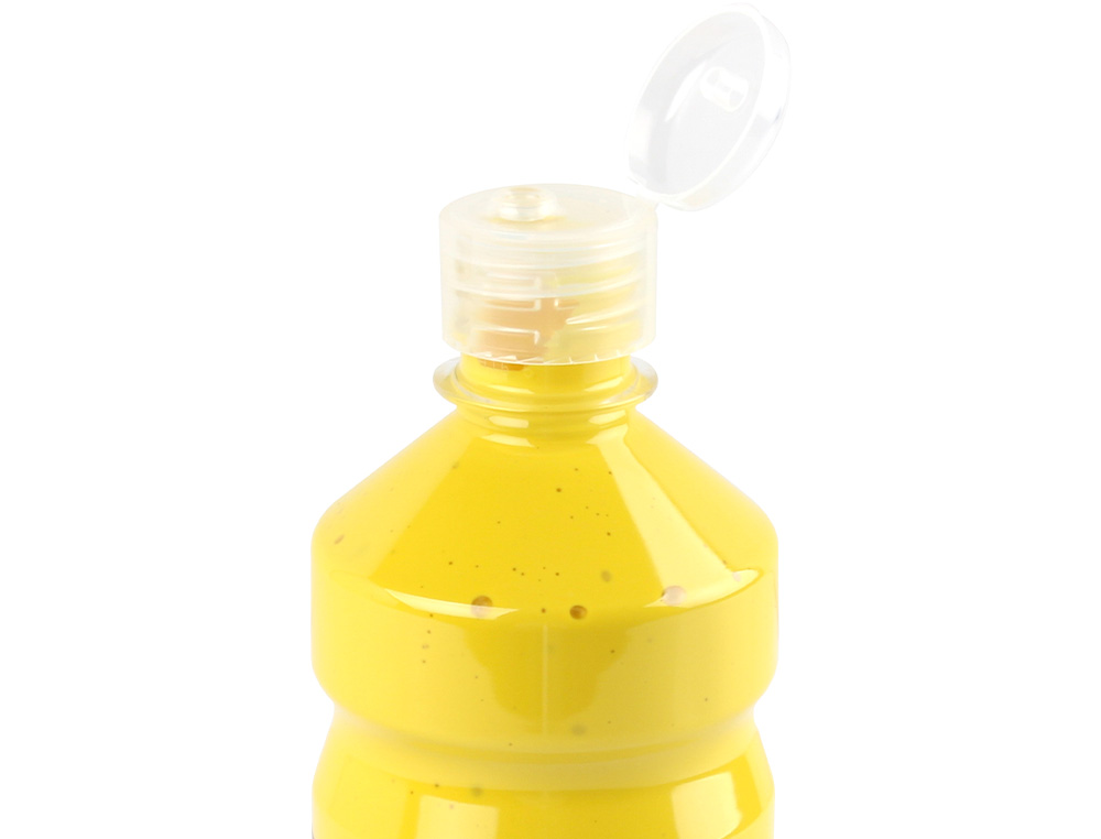 TEMPERA LIQUIDA LIDERPAPEL ESCOLAR 500 ML AMARILLO