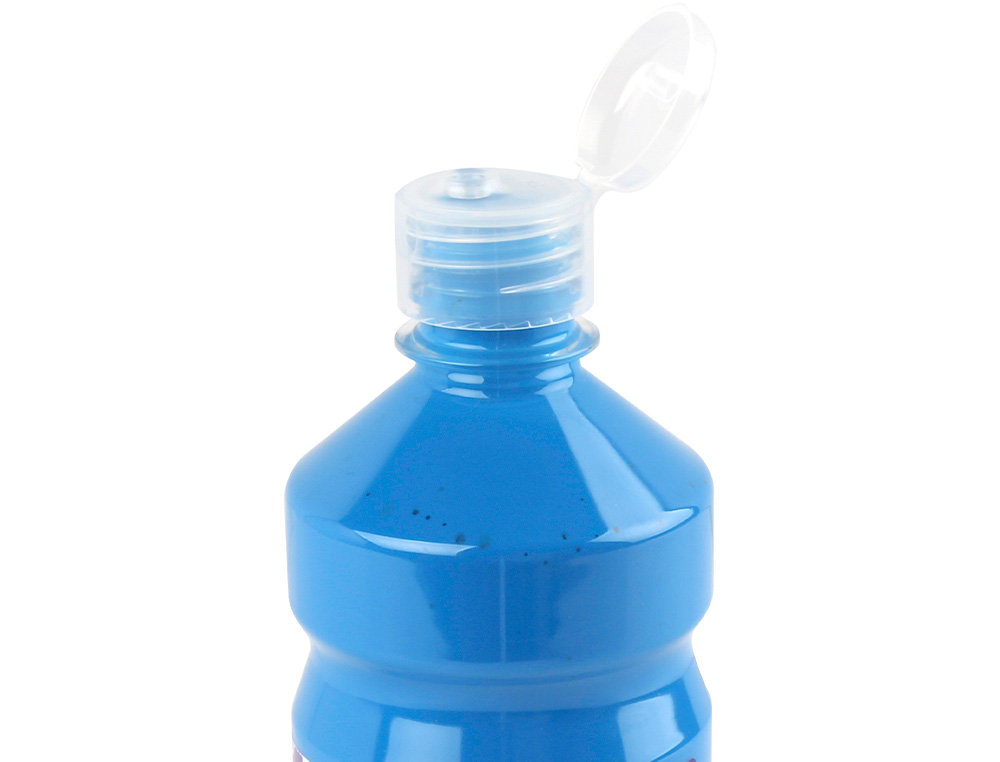 TEMPERA LIQUIDA LIDERPAPEL ESCOLAR 500 ML AZUL
