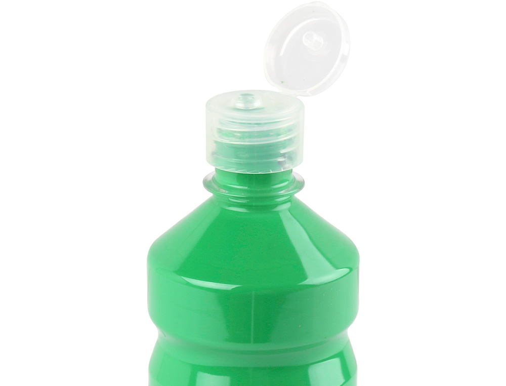TEMPERA LIQUIDA LIDERPAPEL ESCOLAR 500 ML VERDE