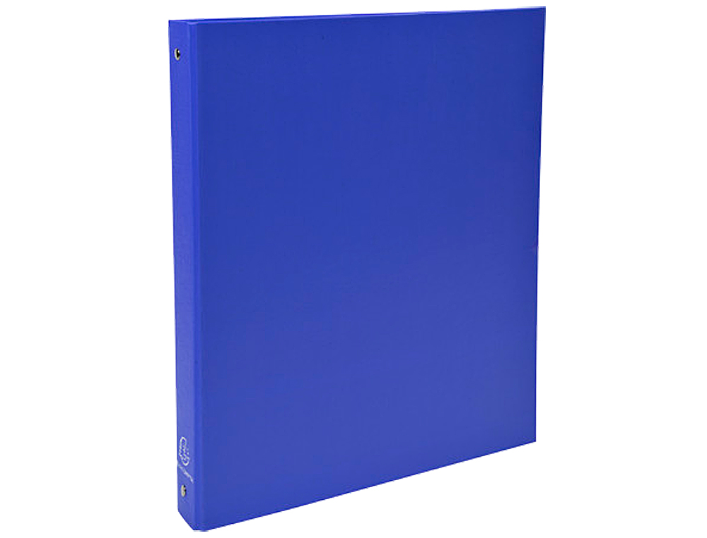 CARPETA DE 4 ANILLAS 30MM REDONDAS EXACOMPTA DIN A4 CARTON FORRADO AZUL